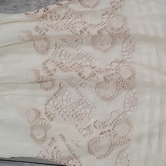 Mark Jacobs cream short summer dress silk and cotton size small 010 - Picture 4 of 8